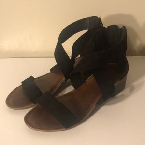 Rock and Candy Black Sandals